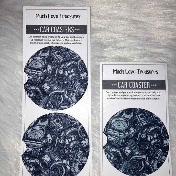 Engine Car Coaster for wholesale by Much Love Treasures
