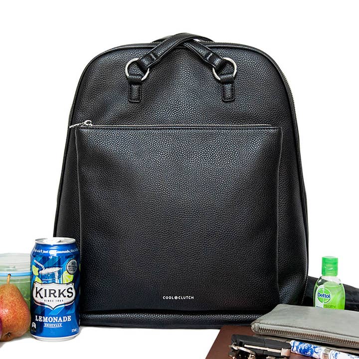 Madeleine Cool Clutch (sort) køler taske bærbar rygsæk for engroshandel hos Cool Clutch Worldwide