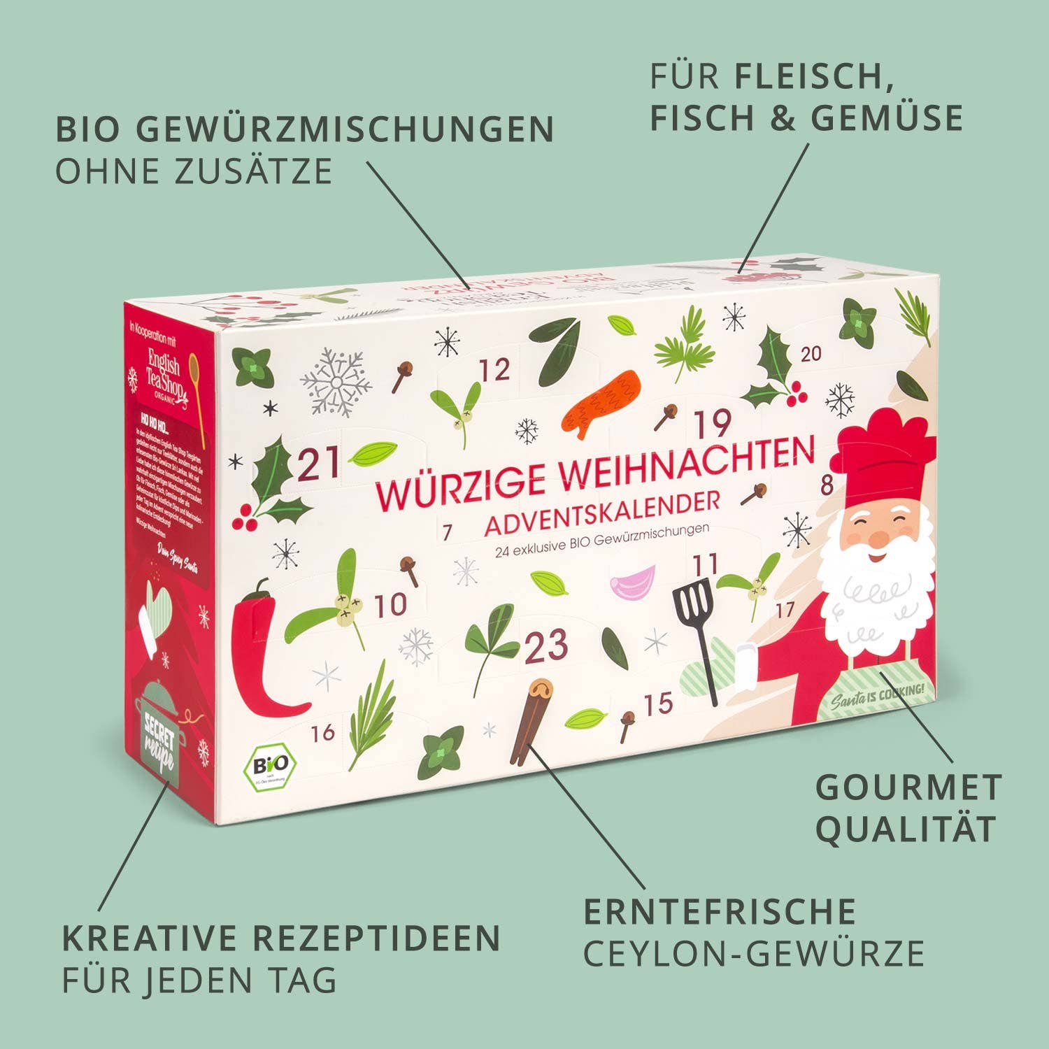 Royal Nature GmbH & Co. KG - Wholesale Advent Calendar - Organic Spice Advent Calendar "Spicy Christmas"3
