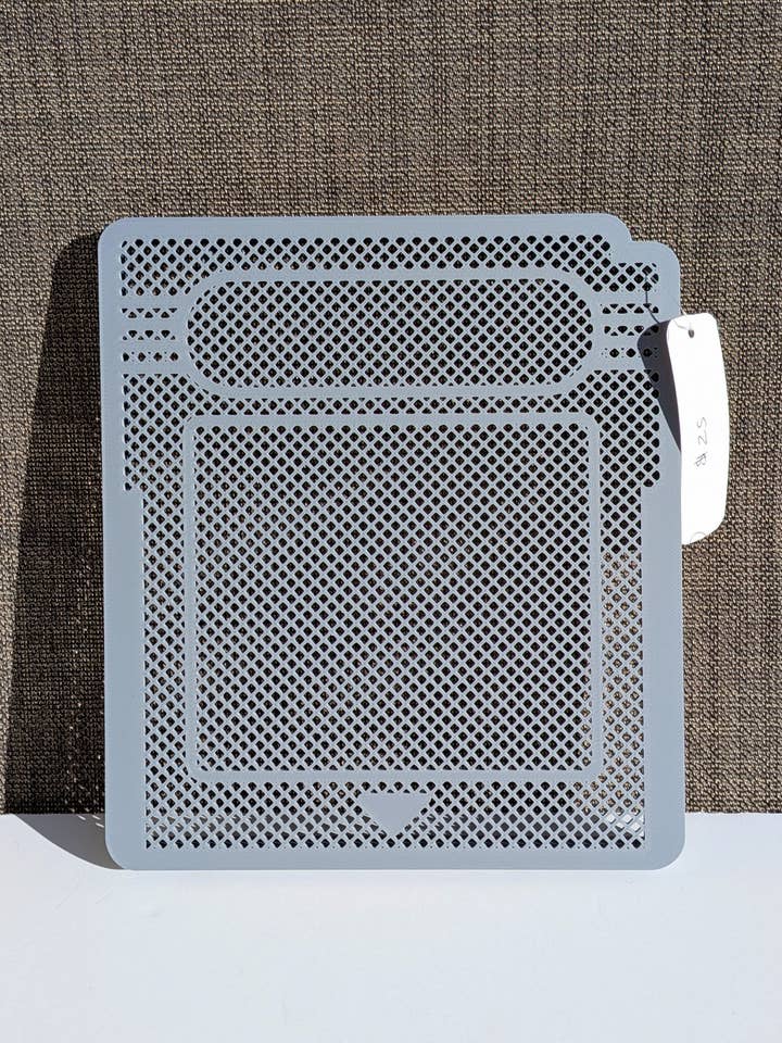 Game Cartridge Pin & Earring Display Board (Grey) for wholesale by Petty Party