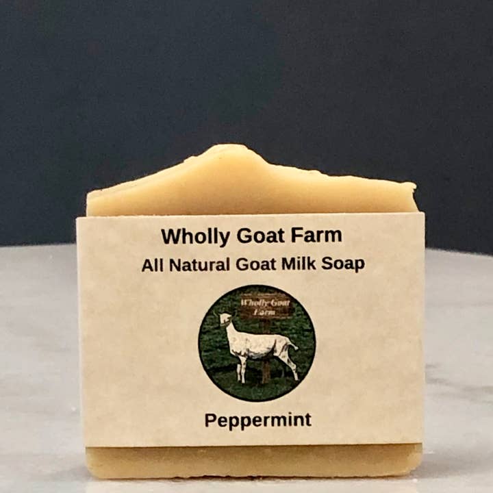 Goat Milk Soap - Peppermint for wholesale by Wholly Goat Farm