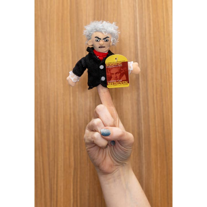 Unemployed Philosophers Guild - Wholesale Finger Puppet - Kids & Baby - Ludwig van Beethoven Finger Puppet