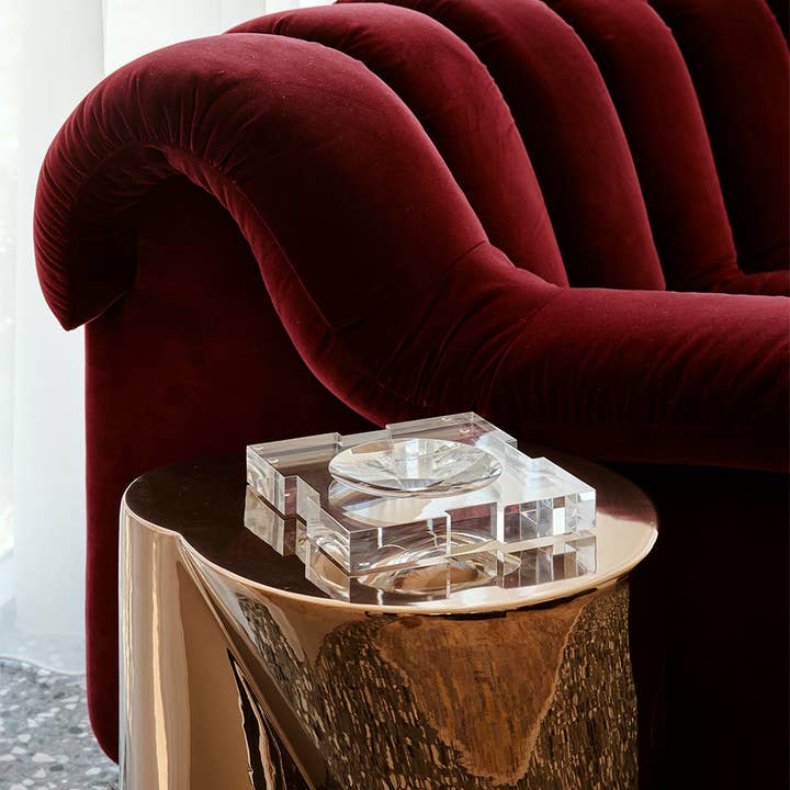 Carter Acrylic Bowl Clear Large for wholesale on Faire2