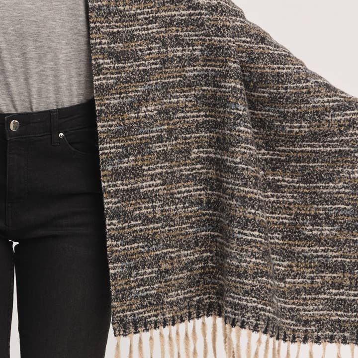 Hana - Wholesale Scarf - Women's - Multi Colors Super Soft with Fringes Winter Scarf4