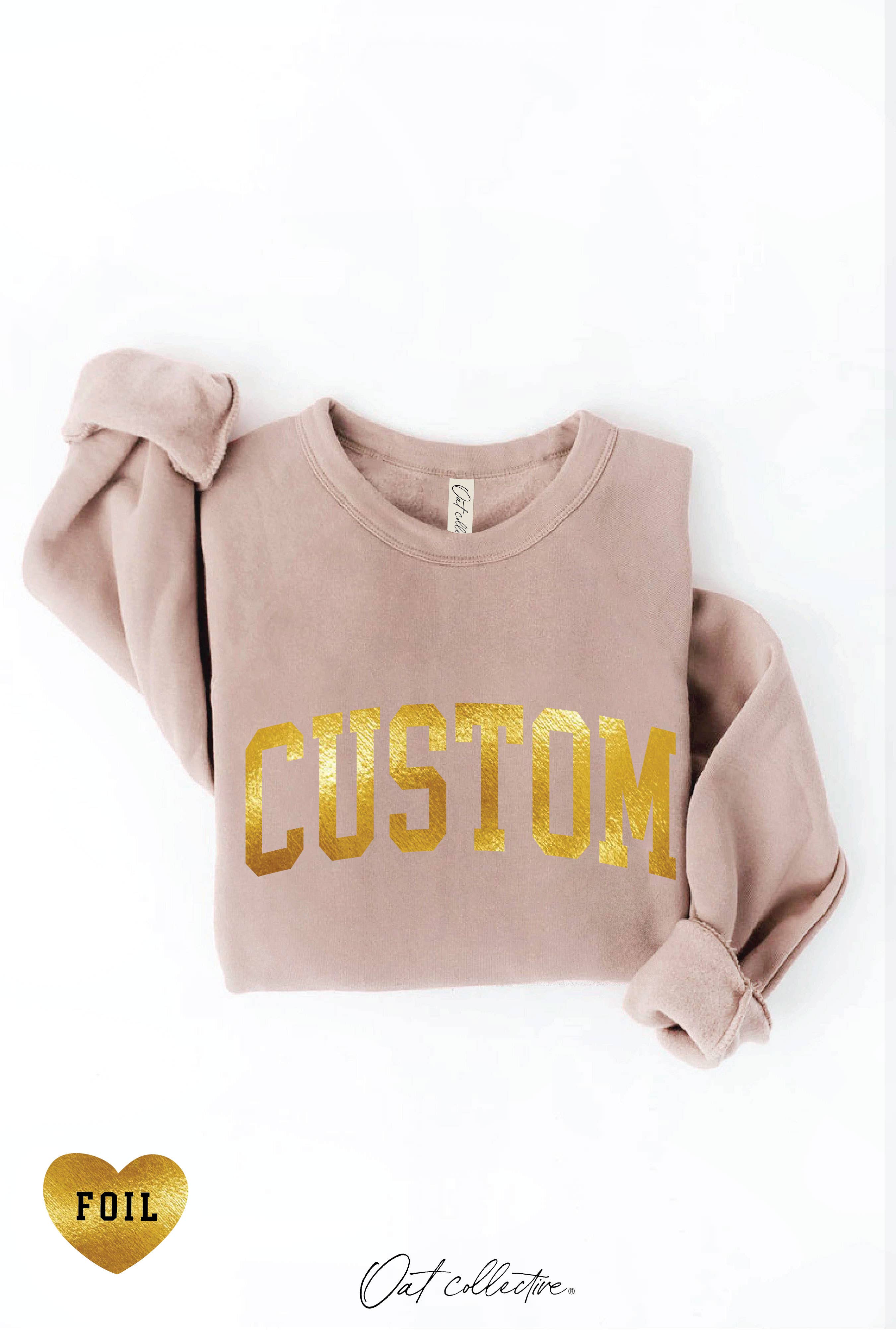 OAT COLLECTIVE - Venta al por mayor Sudadera estampada - Mujer - Sudadera gráfica personalizada con lámina19