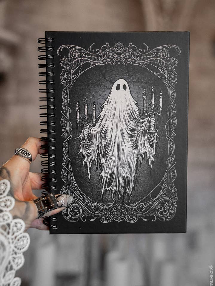 Ghost Haunting Spiral Notebook for wholesale by vampirefreaks