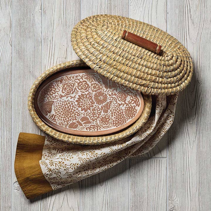SERRV International - Wholesale Bread Box - Butterfly Garden Handmade Breadwarmer