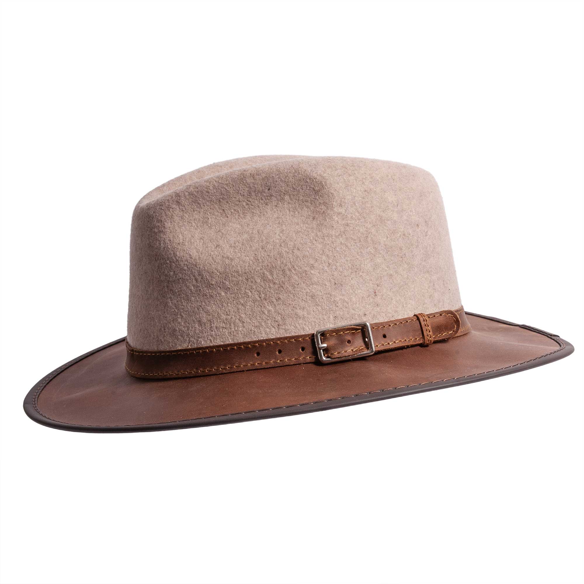 American Hat Makers - Wholesale Fedora - Unisex - Wool Felt Leather Outdoor Fedora Style - Summit2