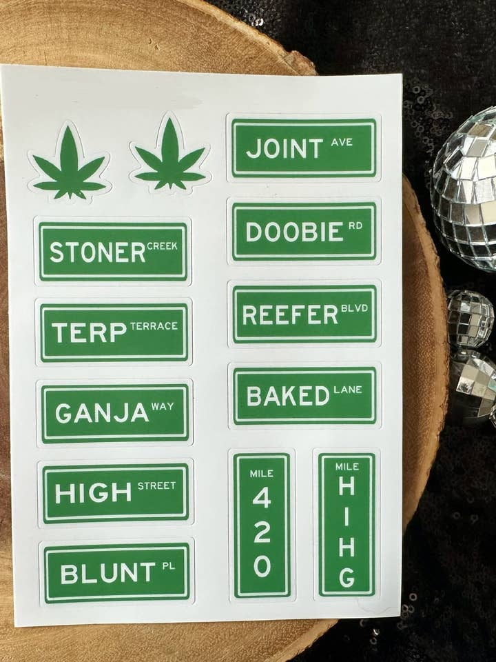 STONER STREET SIGNS KLISTERARK for engroshandel hos The Haus of Holly