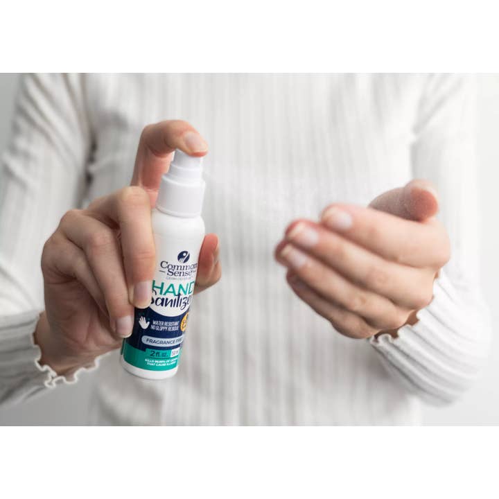 Common Sense - Vente Désinfectants pour les mains - Spray désinfectant pour les mains, 2 oz, format voyage, paquet de 3