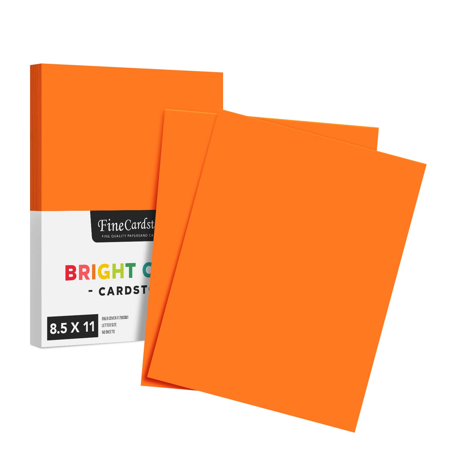 Fine Cardstock – wholesale Hantverkstillbehör – Ljus färg Cardstock papper - 65 lb täcka (176 GSM) - 50 Antal13