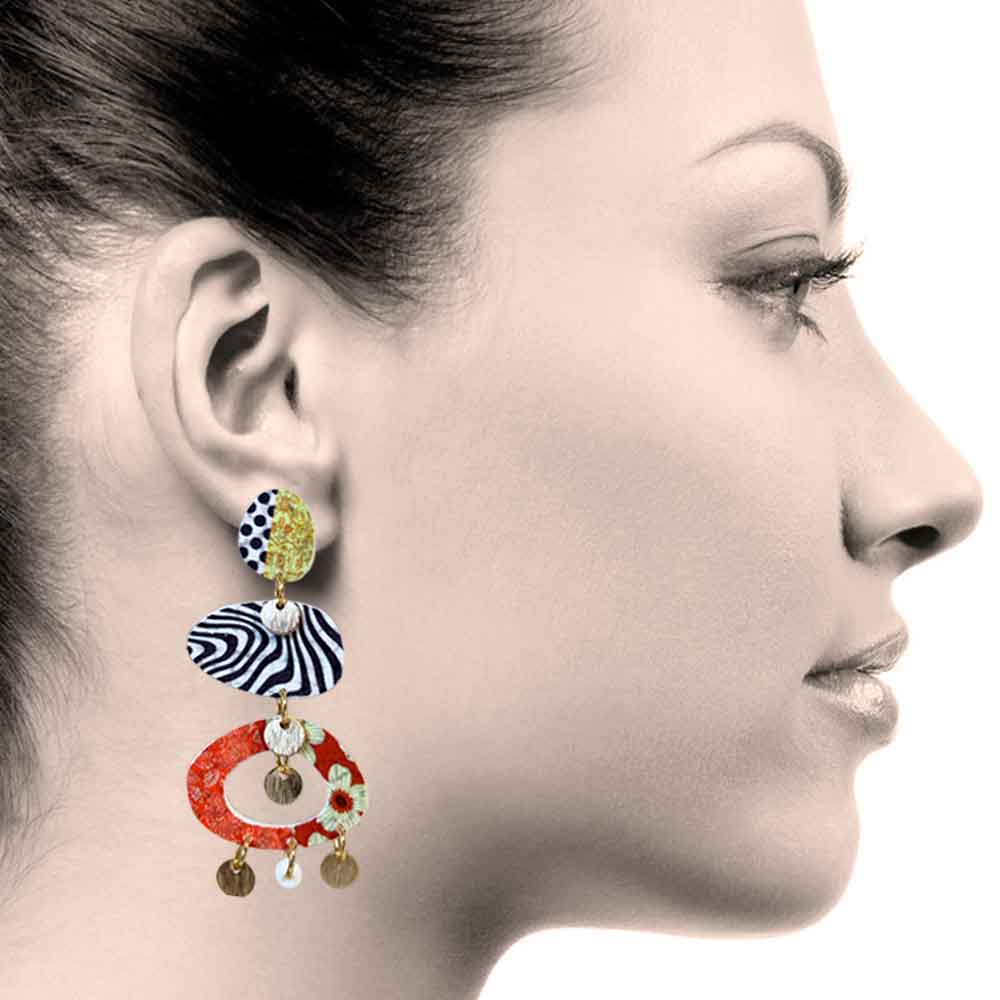 Pipapaper - Venta al por mayor Pendientes colgantes - Carolina 31