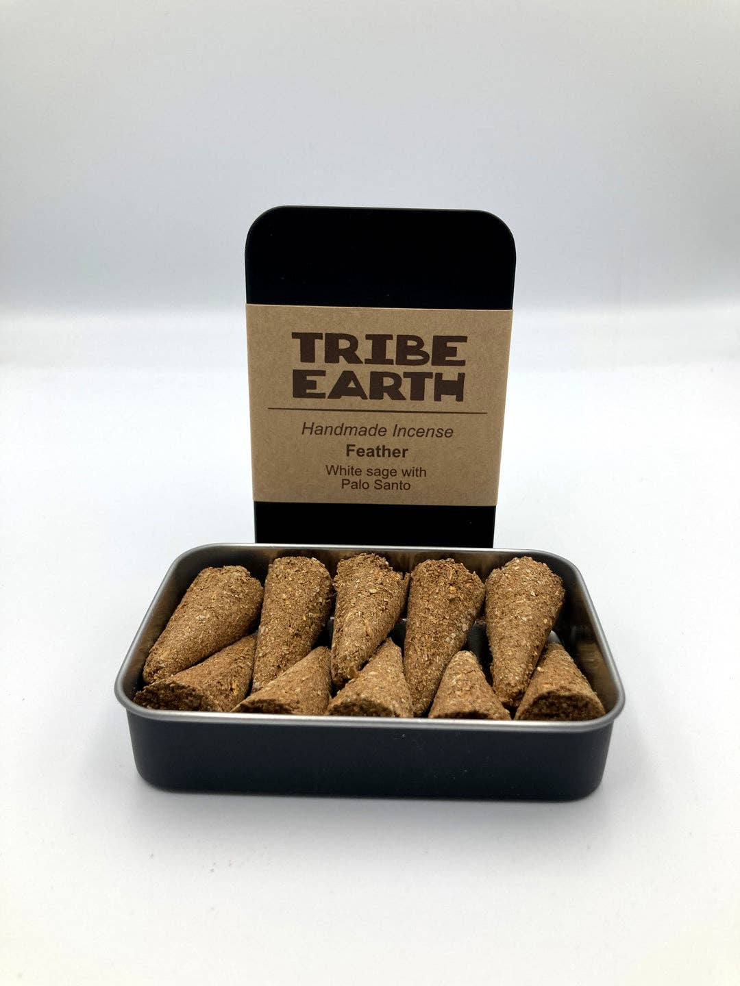 Tribe Earth Incense - Wholesale Incense - Feather Cones - White Sage and a pinch of Palo Santo1