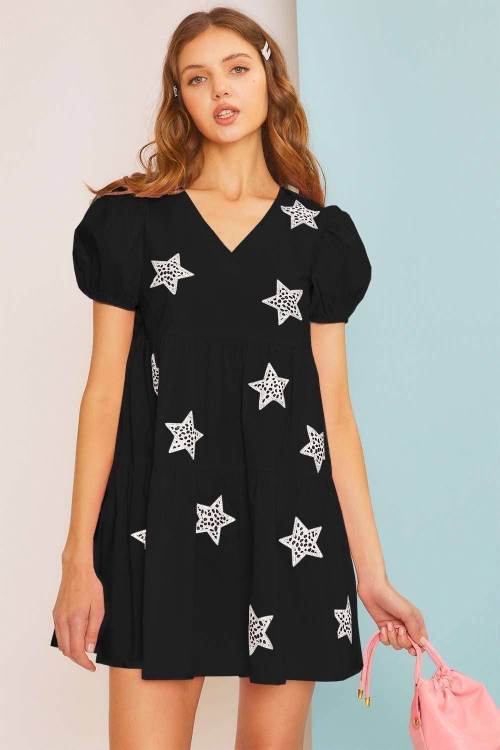 Main Strip – wholesale Klänning - Dam – Leopard Star Klänning7
