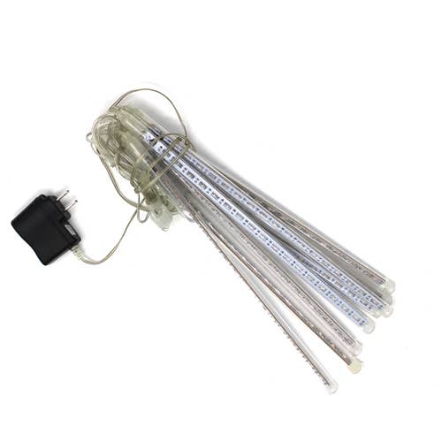 Perfect Holiday - Vendita all'ingrosso Fili di luci - 8 tubi di luci natalizie a cascate Snowfall, 30 cm4