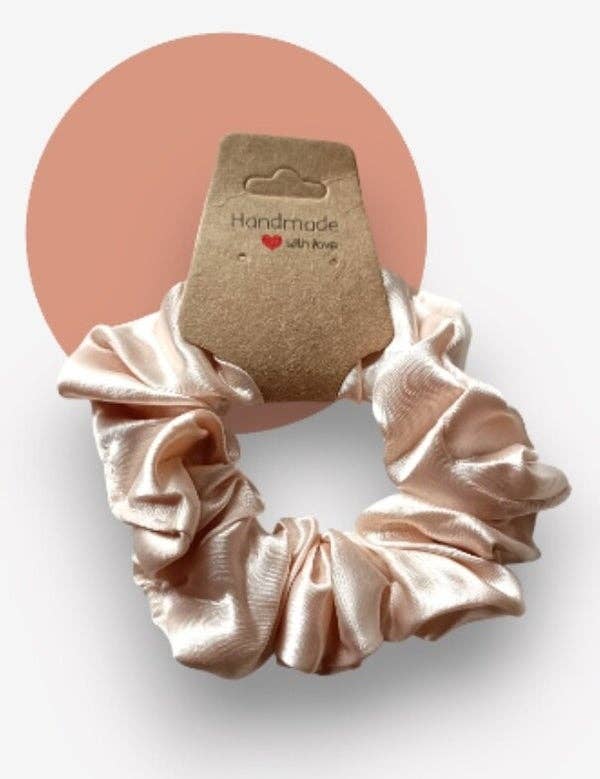 Kids4trendy - Wholesale Scrunchie - Women's - SILK scrunchies diamond Pink Champagne mix5