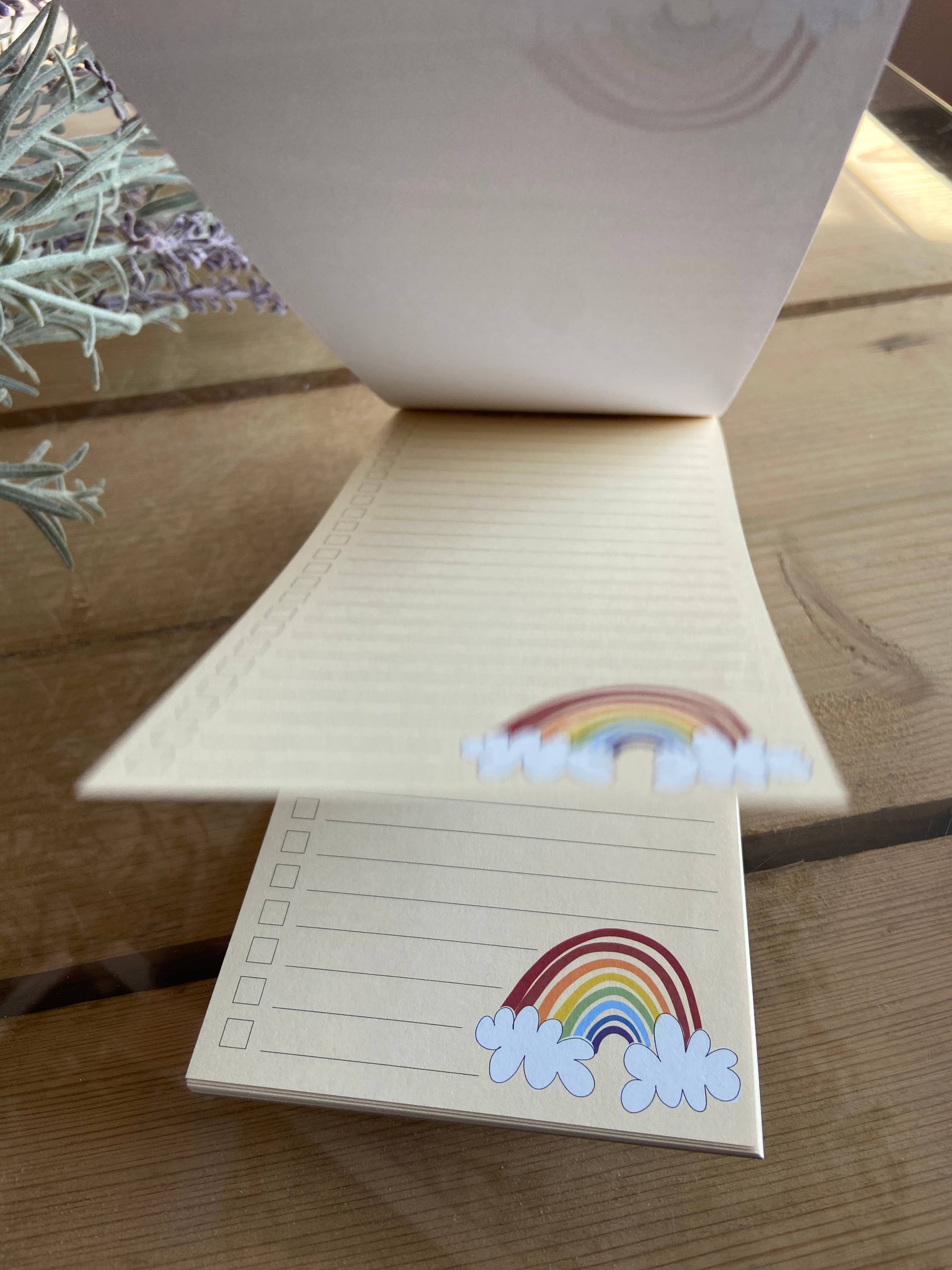 Dandelion Stationery - Wholesale Notepad - Magnetic Pad - Rainbow2