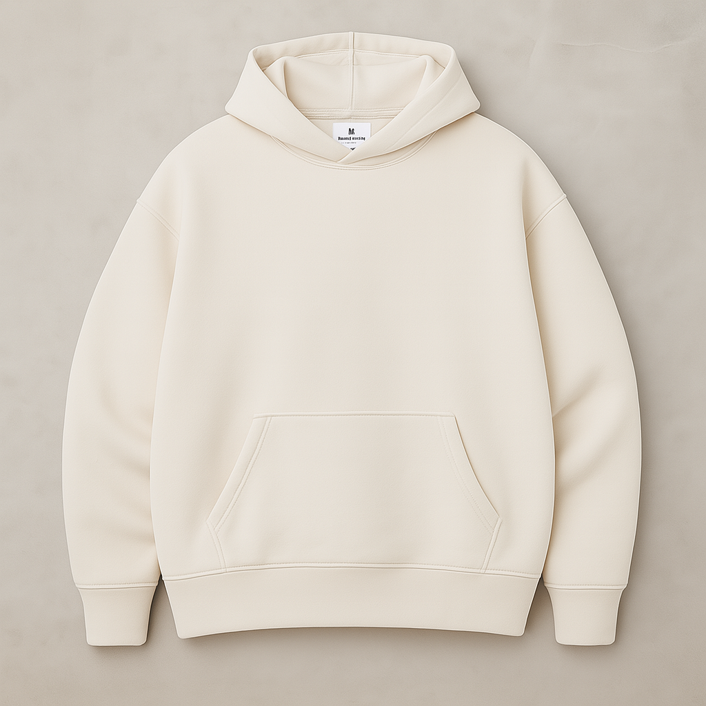 Factory Blanks - Wholesale Hoodie - Unisex - 500GSM Cotton Premium Boxy Hoodie – Luxe Oversized 2025 Cut3