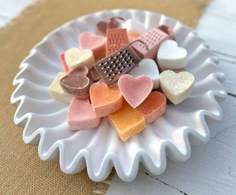 ByBazz - Venta al por mayor Ambientador - Bloques de aroma de seda en forma de corazón2