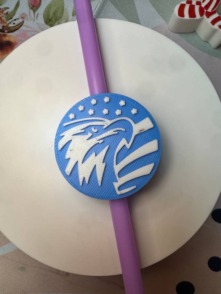 Topper di paglia American Eagle per la vendita all'ingrosso da parte di Sweet Rosewood Boutique