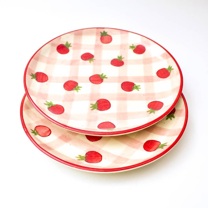 Casa Amarosa - Wholesale Dinner Plate - Dessert Plate - Cherry Tomato, 7 Inches1