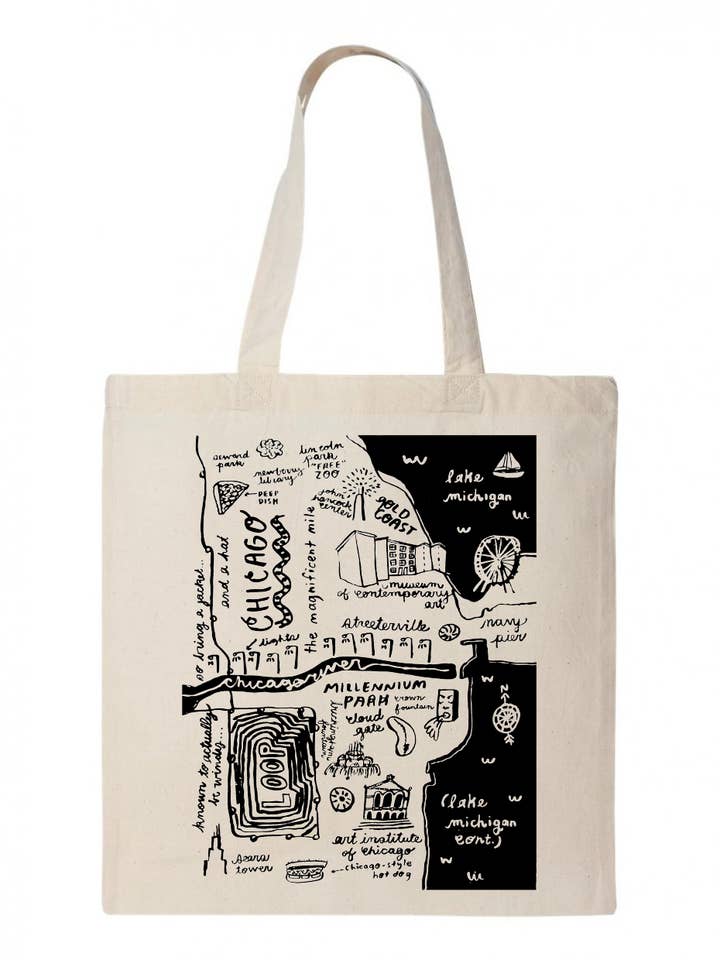 Chicago Tote for wholesale by People I've Loved