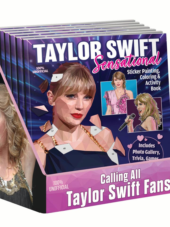 6-Copy Display - Taylor Swift Sticker Painting, C&A Pages+ for wholesale by Fox Chapel Publishing