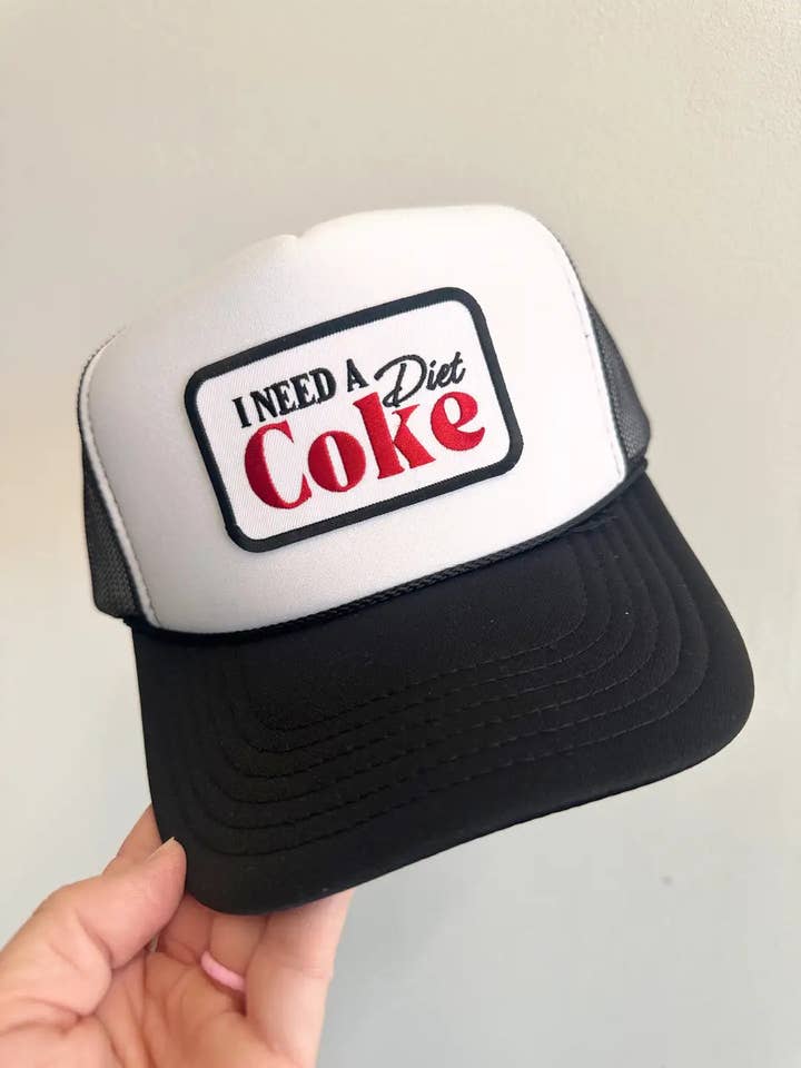 Diet Coke Foam Trucker Hat for wholesale by Social Statement