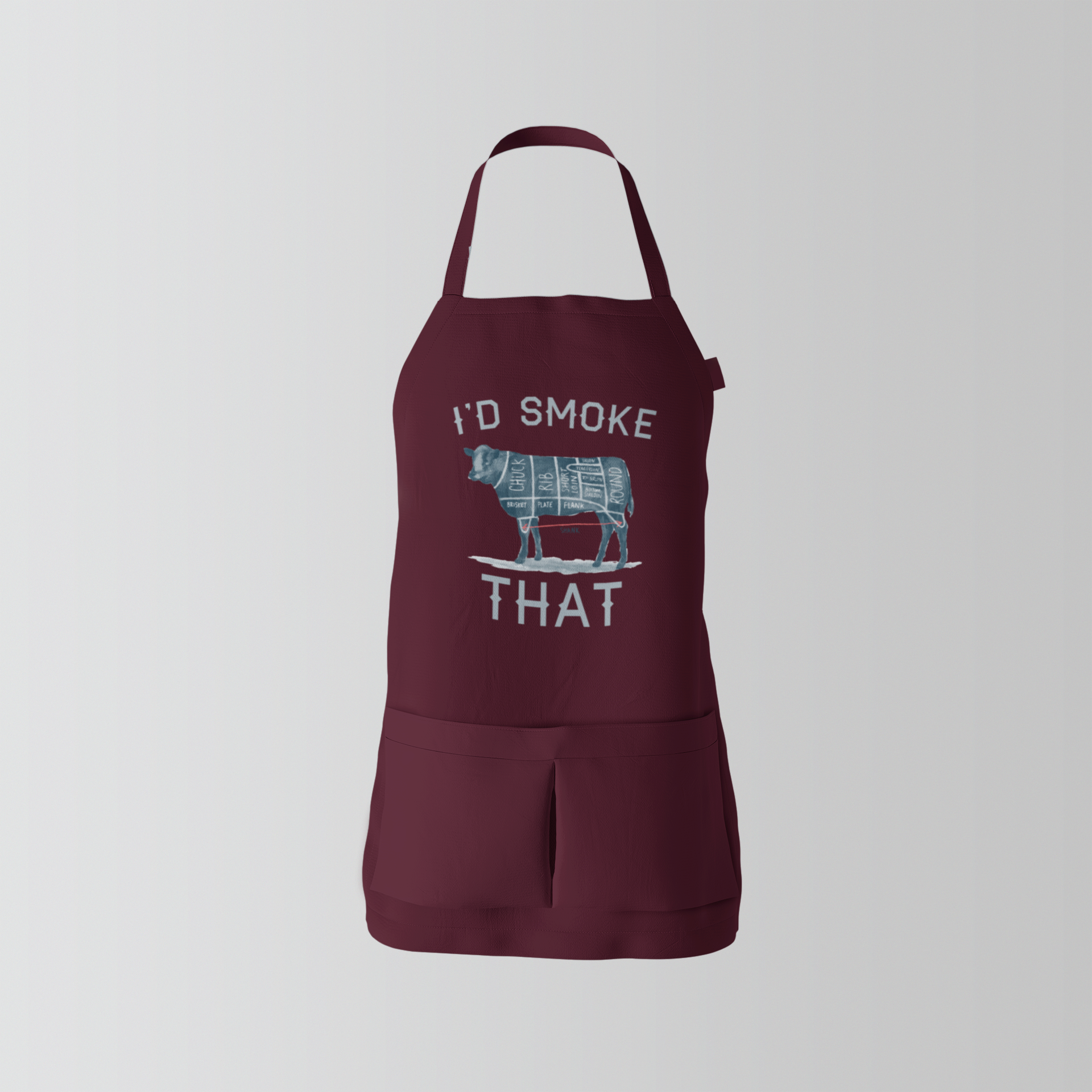 Hunt Hook Eat - Wholesale Apron - I'd Smoke That Apron1