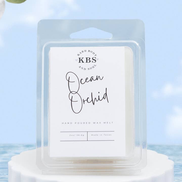 Ocean Orchid | Derretimento de cera derramado à mão por atacado de KARU BODY AND SOUL