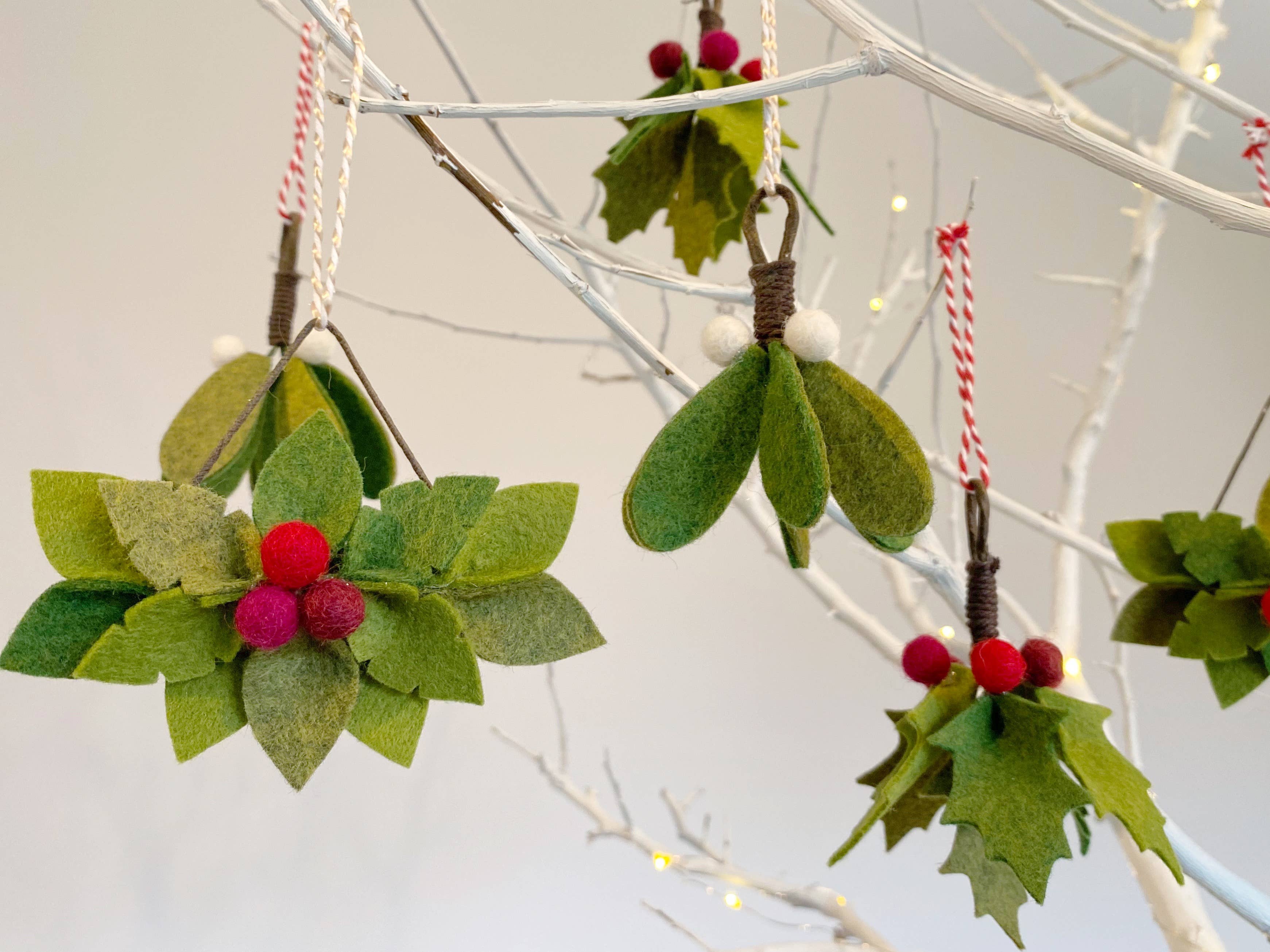 The Handmade Florist – wholesale DIY craft kit – Felt Christmas decorations craft kit6