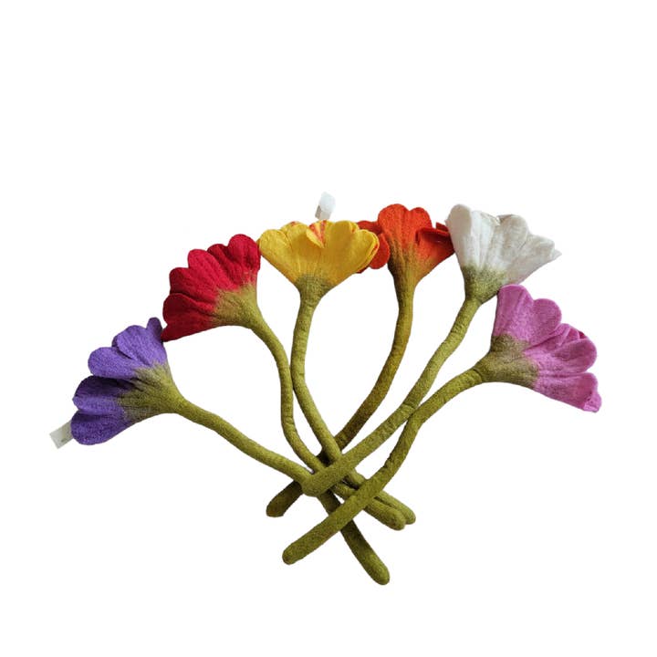 Evergreen Guardian Imports - Wholesale Artificial Flowers - H169 Wool Felt Standing Big Flowers3