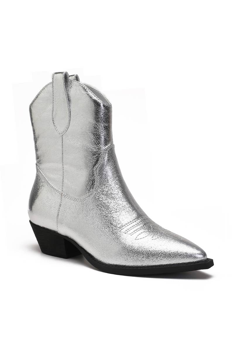 Joia Paris - Vente Bottes de cowboy – femme - Bottines Santiag petit talons H8-6081