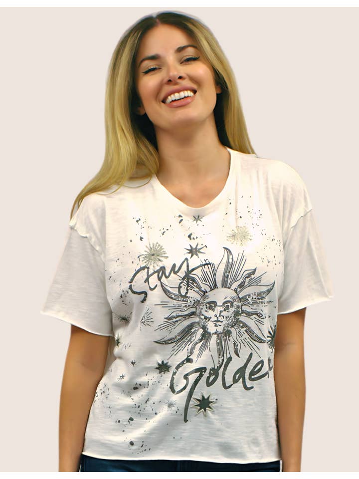 IVORY TONIA TEE for wholesale on Faire
