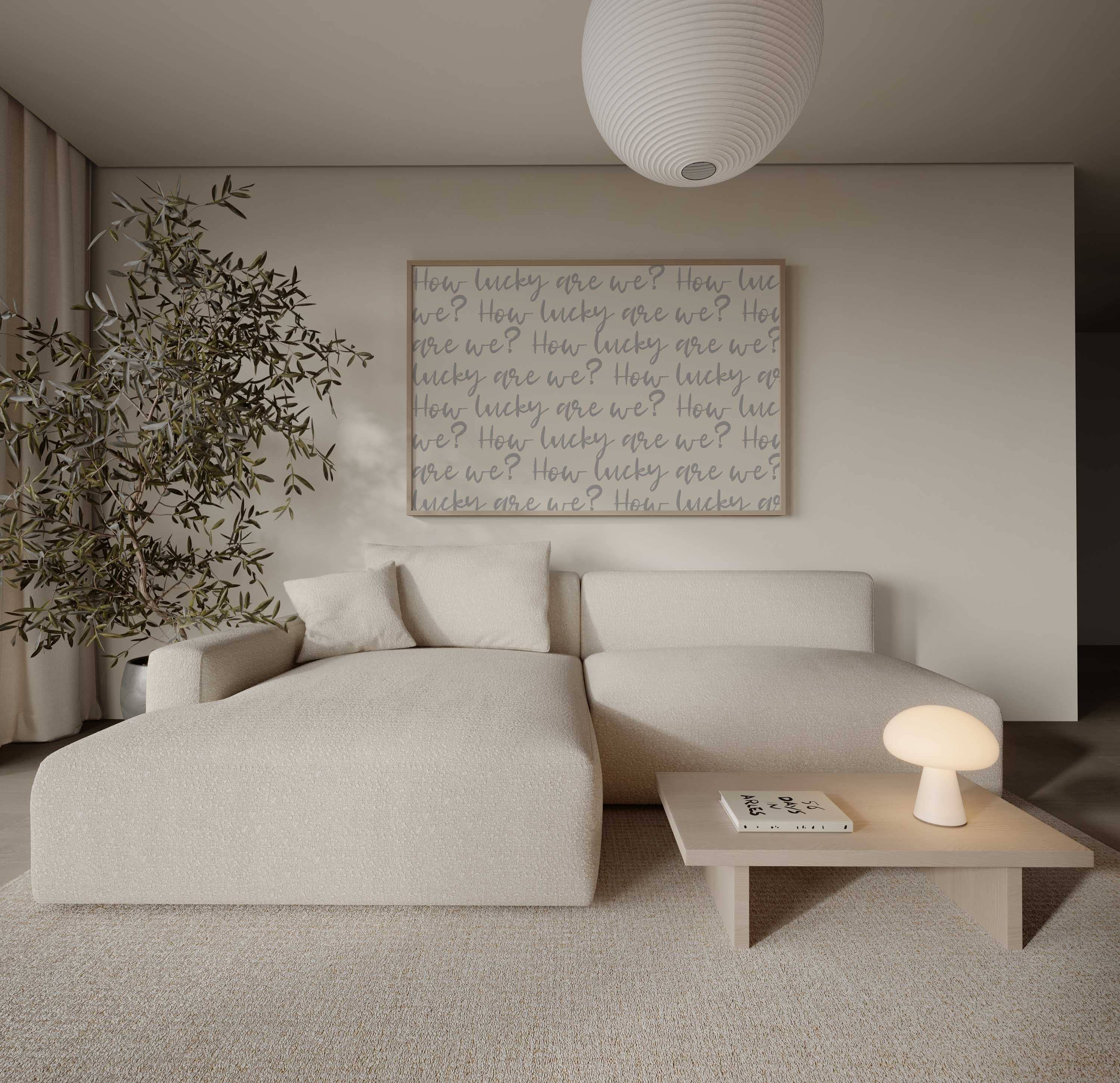 D'LUXE PRINTS - Wholesale Art Print - How Lucky Are We Script Print23