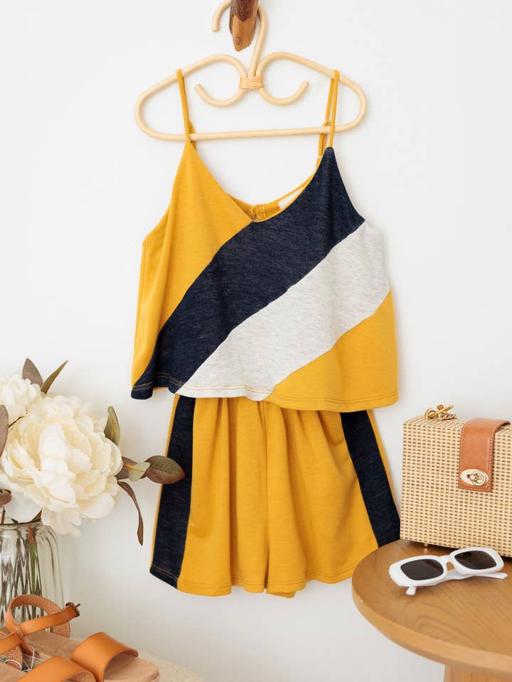 Mamelucos sin mangas con parte superior fluida y espalda abierta para niñas para venta al por mayor de Tasha Apparel Wholesale