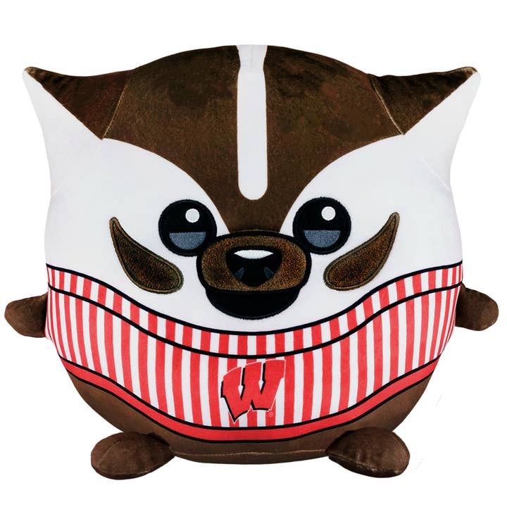 Peluche nuage Kiri mascotte Bucky Badger 12" Sleep Squad Wisconsin Badgers pour la vente par Uncanny Brands
