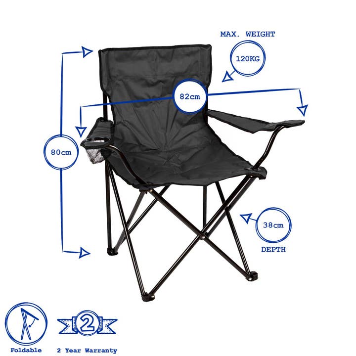 Rinkit Ltd – wholesale Folding chair – Folding Canvas Camping Armchair - By Redwood2
