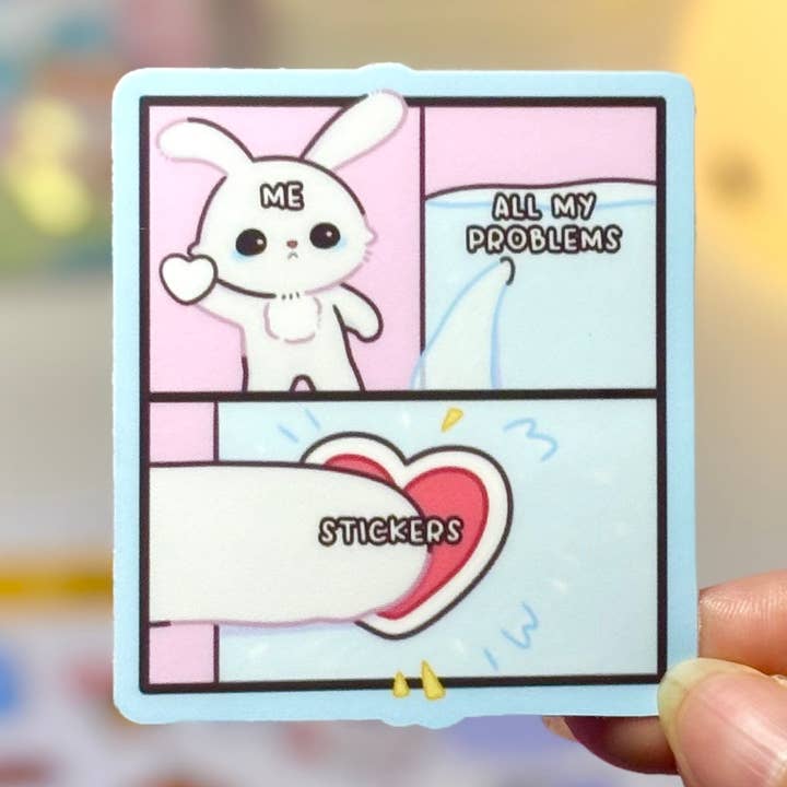 All My ProblemsWaterproof Sticker for wholesale by owloArt