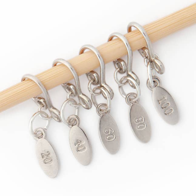 Cast On Counting Stitch Markers - Count By 20's for wholesale by Twice Sheared Sheep