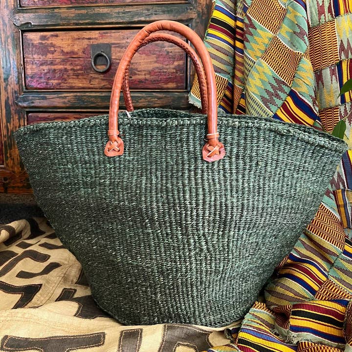 Dark Olive Satchel Tote for wholesale by Design Africa