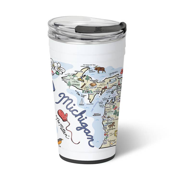 Michigan Party Cup (24oz) for wholesale by Swig Life