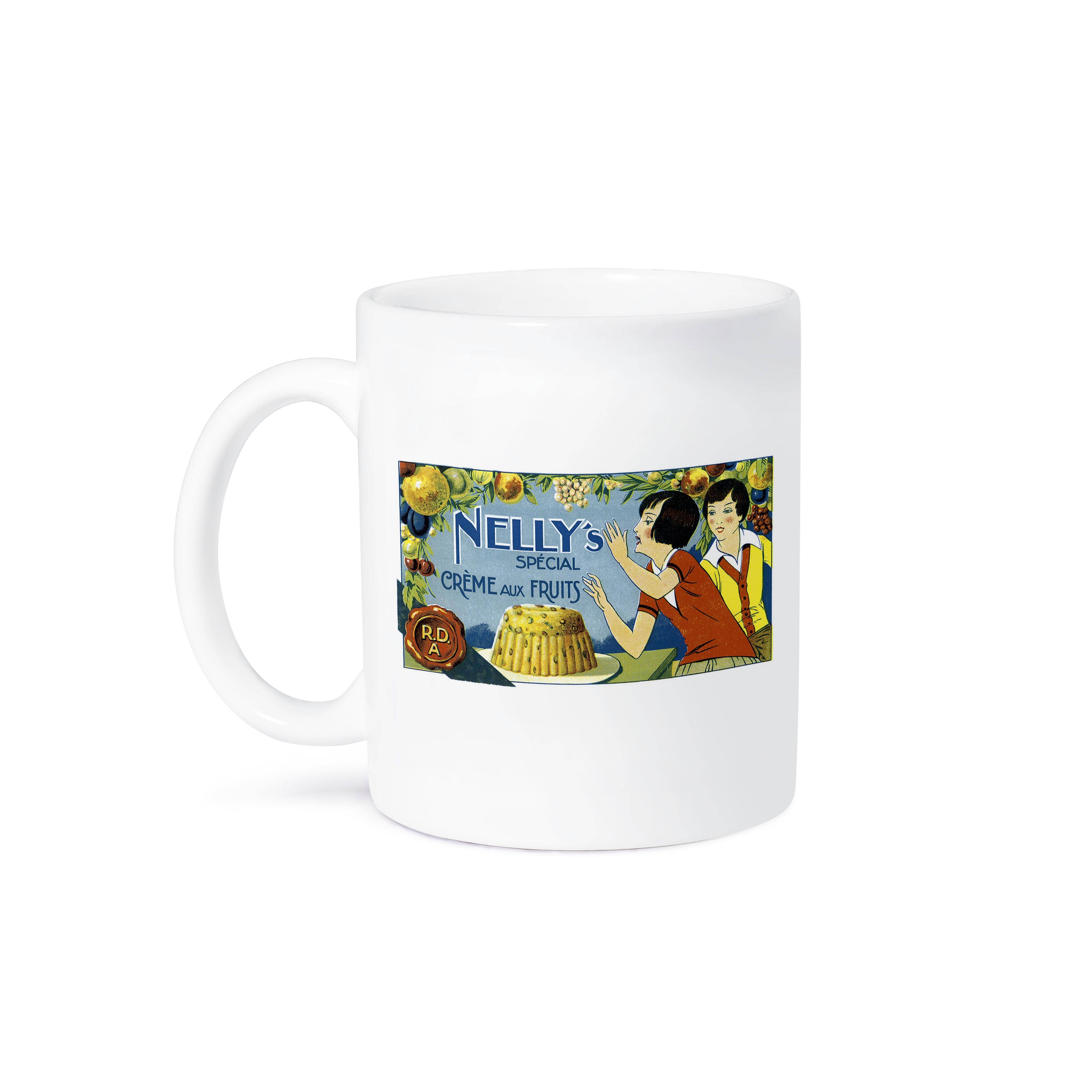 3dRose - Wholesale Coffee Mug - 3dRose, Vintage Nelly's Special Crème Aux Fruits Label, Mug8
