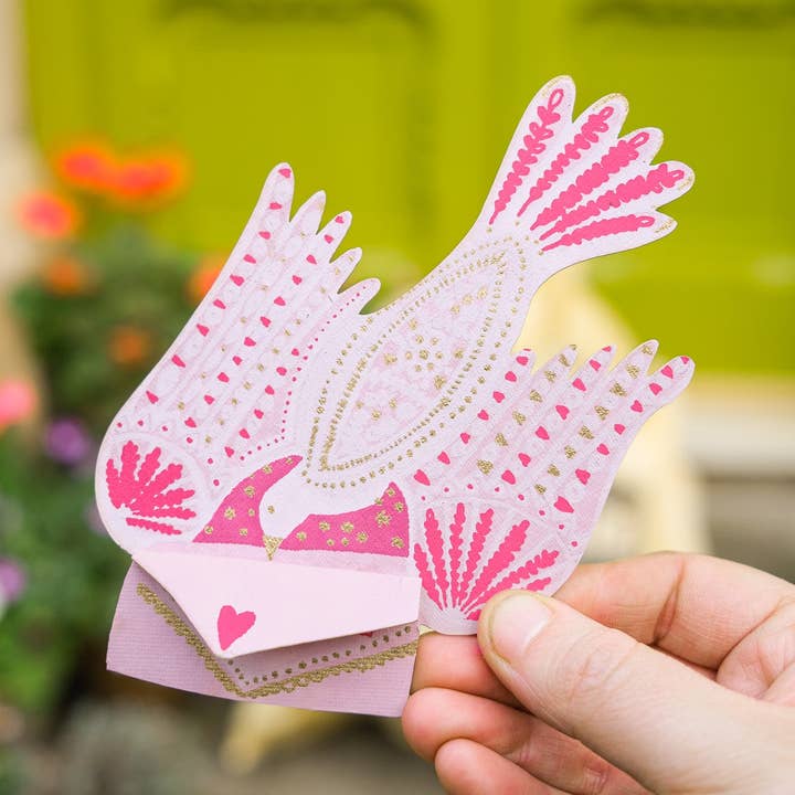 East End Press – wholesale Kärlekskort – Kärleksbrev Fågel Gratulationskort0