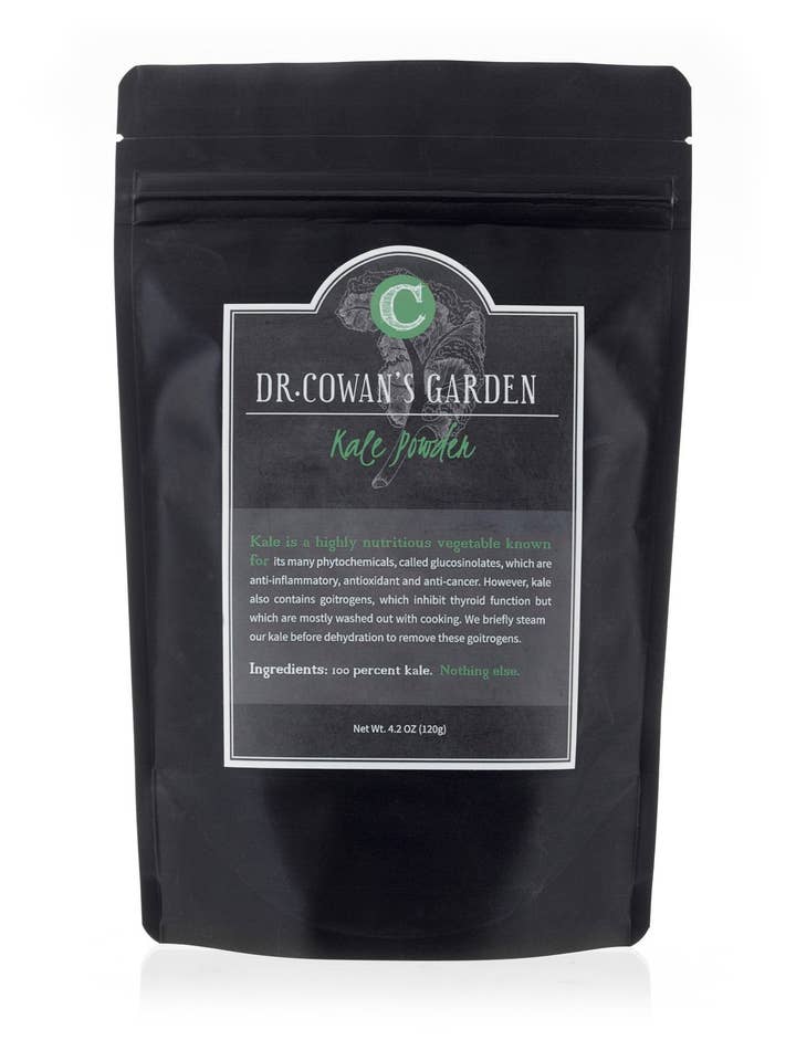 Biologisch boerenkoolpoeder (navulzakje) voor wholesale door Dr. Cowan's Garden