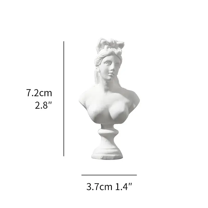 Magnifique Hearts - Wholesale Decorative Figurine - Miniature Greek Busts - Intricately Carved15