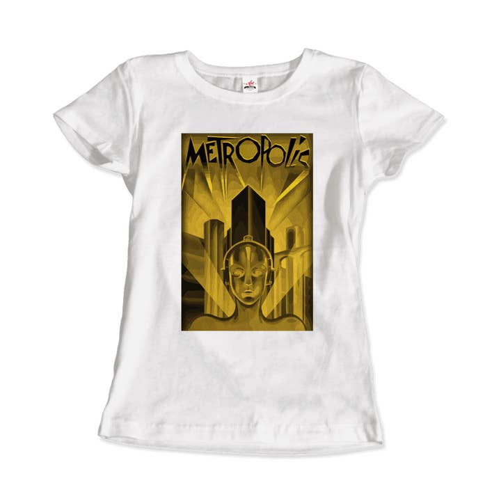 Art-O-Rama Shop – wholesale T-shirt (graphic) – unisex – Metropolis - 1927 Movie Poster Reproduction in Oil Paint T-Shirt4