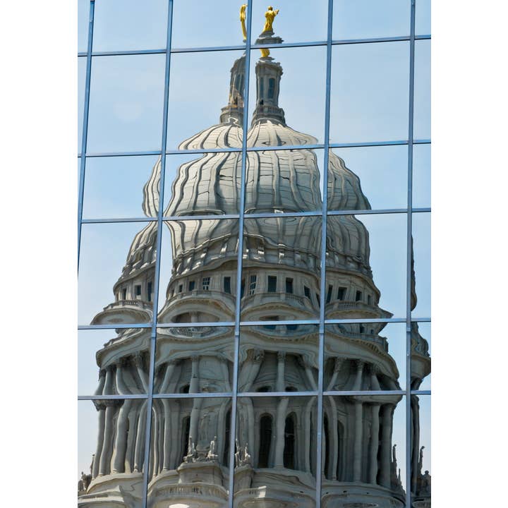 Reflections of the Capitol Kunstdruck für den Großhandel von Christi Kraft Photography