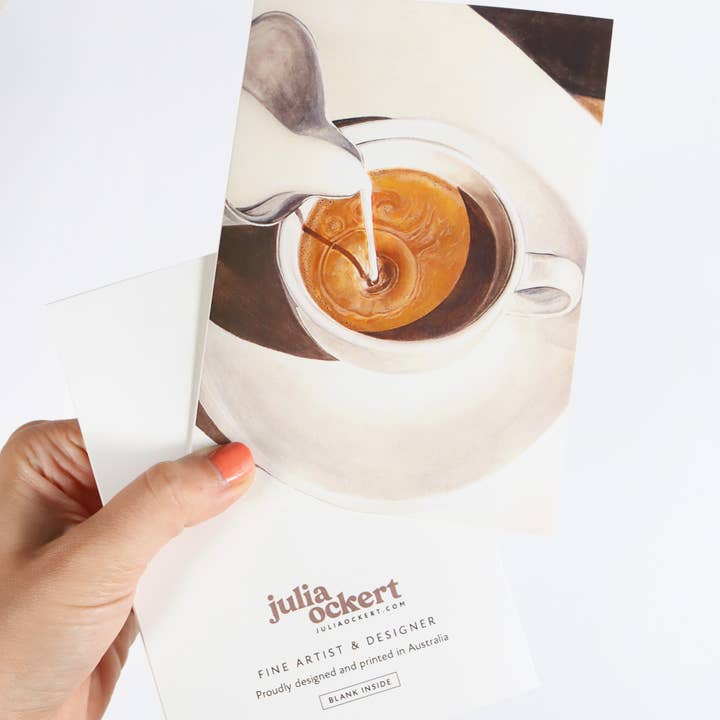 Julia Ockert - Wholesale Everyday greeting card - Morning Coffee Greeting Card1