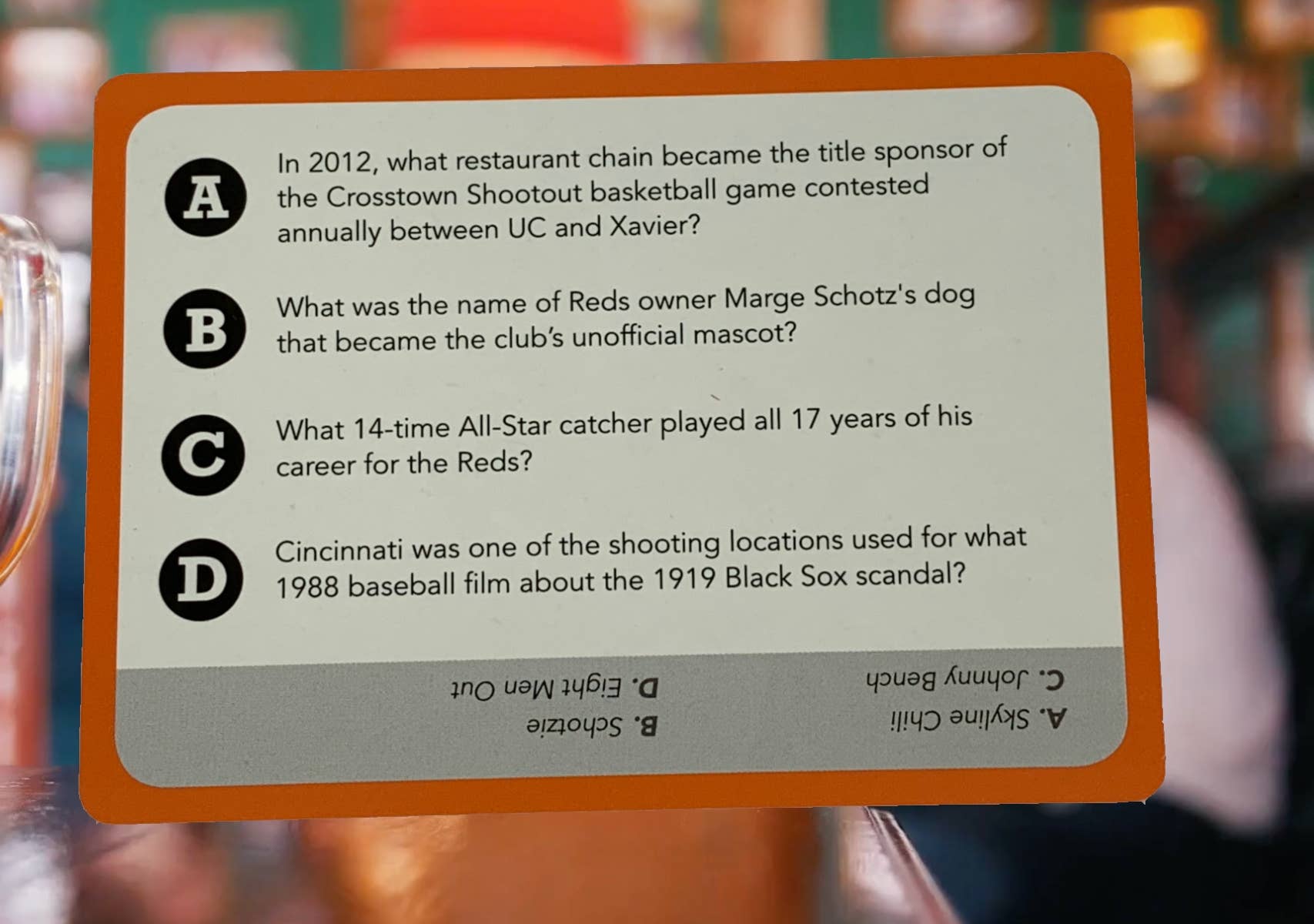 You Gotta Know Games - Wholesale Card Game - You Gotta Know Cincinnati - Sports Trivia Game (24)5